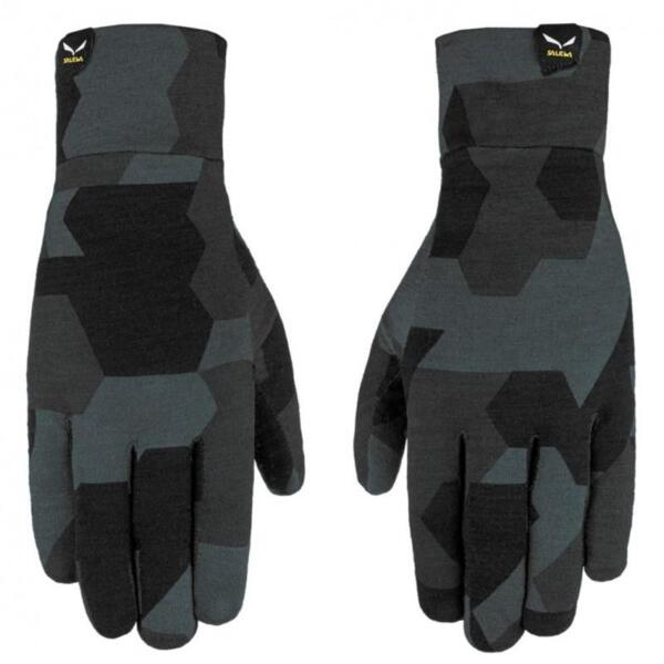 Перчатки Salewa Cristallo Liner Gloves XXL черные/серые