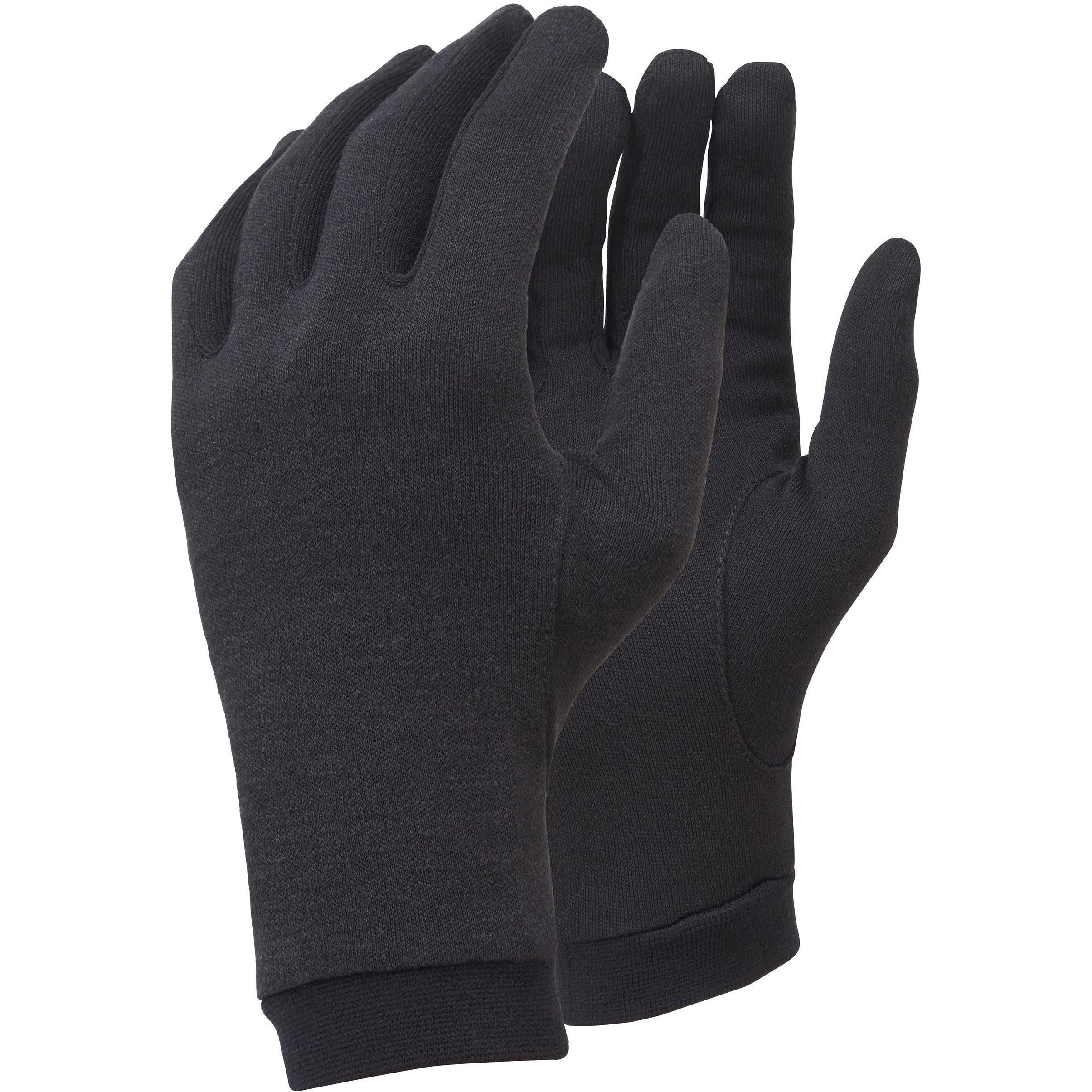 Перчатки Trekmates Silk Liner Glove XL чорніфото1