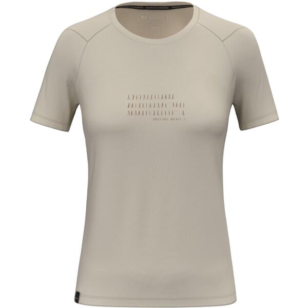 

Футболка женская Salewa Eagle Poem Dry T-Shirt W 46/40 (L) бежевая