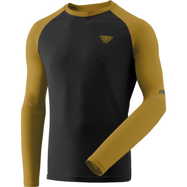 

Футболка мужская Dynafit Alpine Pro M S/S Tee 46/S черная/желтая