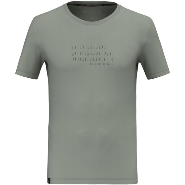 

Футболка мужская Salewa Eagle Poem Dry T-Shirt M 46/S серая