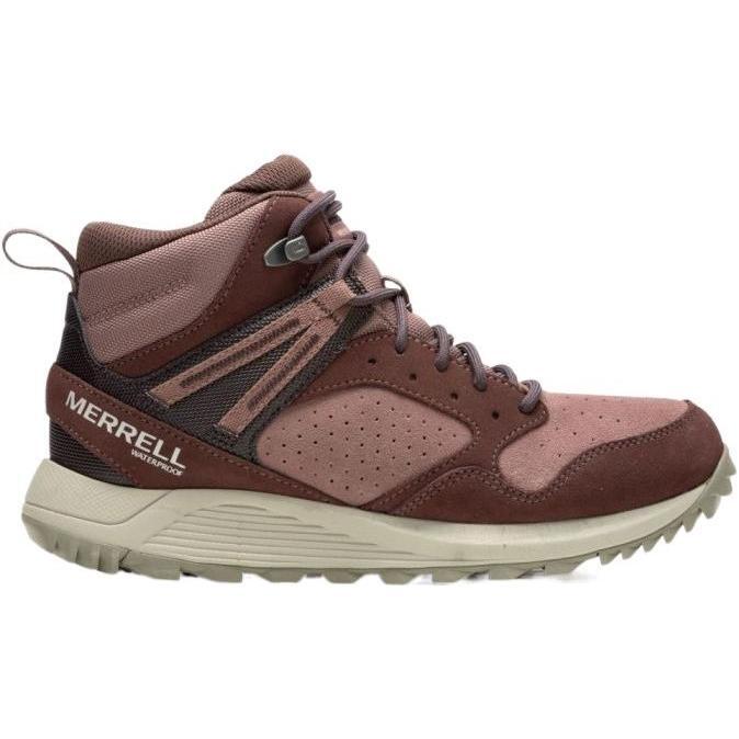 Черевики жіночі Merrell Wildwood Mid Ltr Wp 37 бордові/коричневіфото