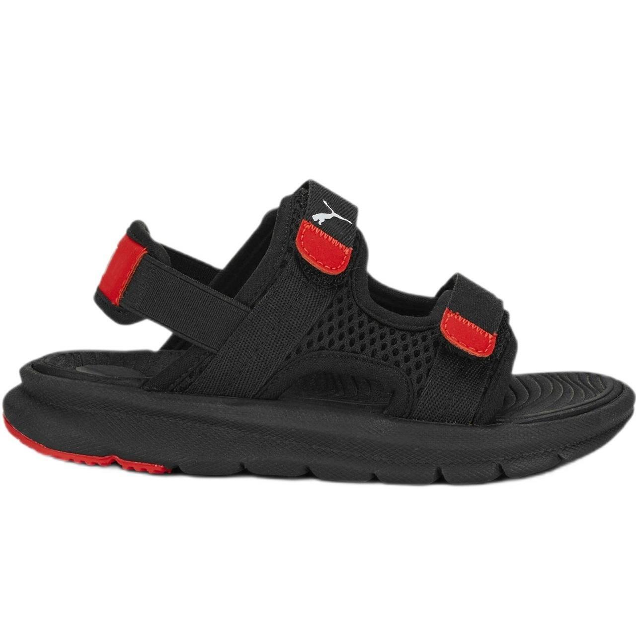 Сандалі дитячі Puma Evolve Sandal PS 389147-01 28 (10 UK) чорно-червоніфото1