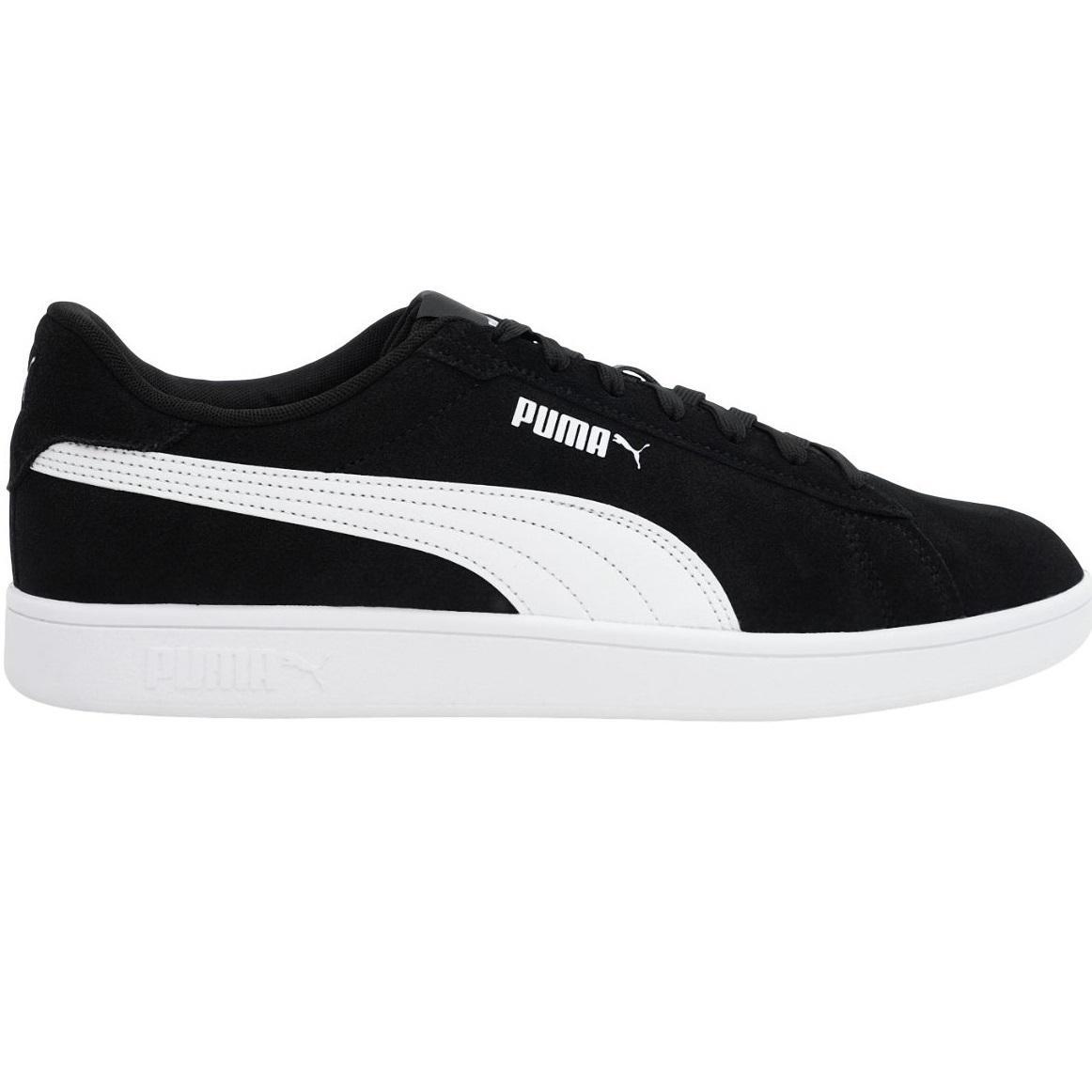 Кроссовки Puma Smash 3.0 390984-01 36 (3.5 UK) черно-белые фото 