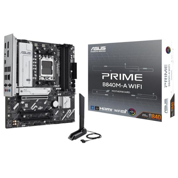 Акція на Материнcкая плата ASUS PRIME B840M-A WIFI (90MB1J20-M0EAY0) від MOYO