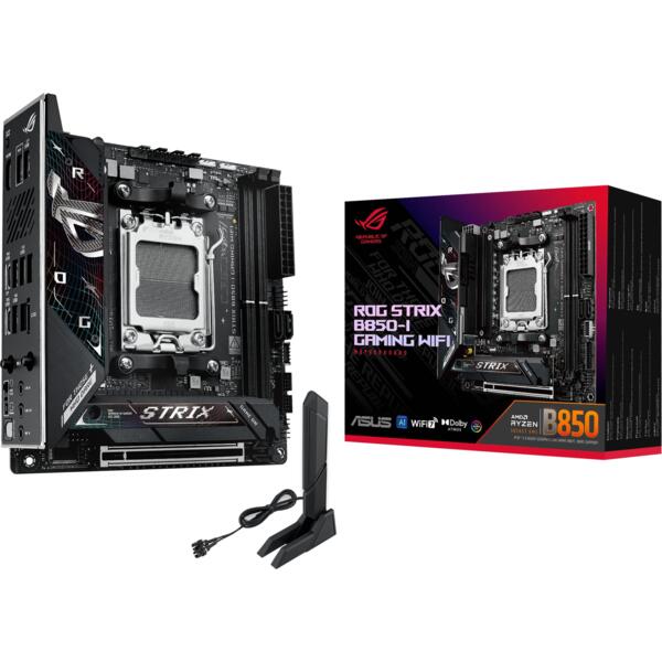 Акція на Материнcкая плата ASUS ROG STRIX B850-I GAMING WIFI (90MB1K30-M0EAY0) від MOYO