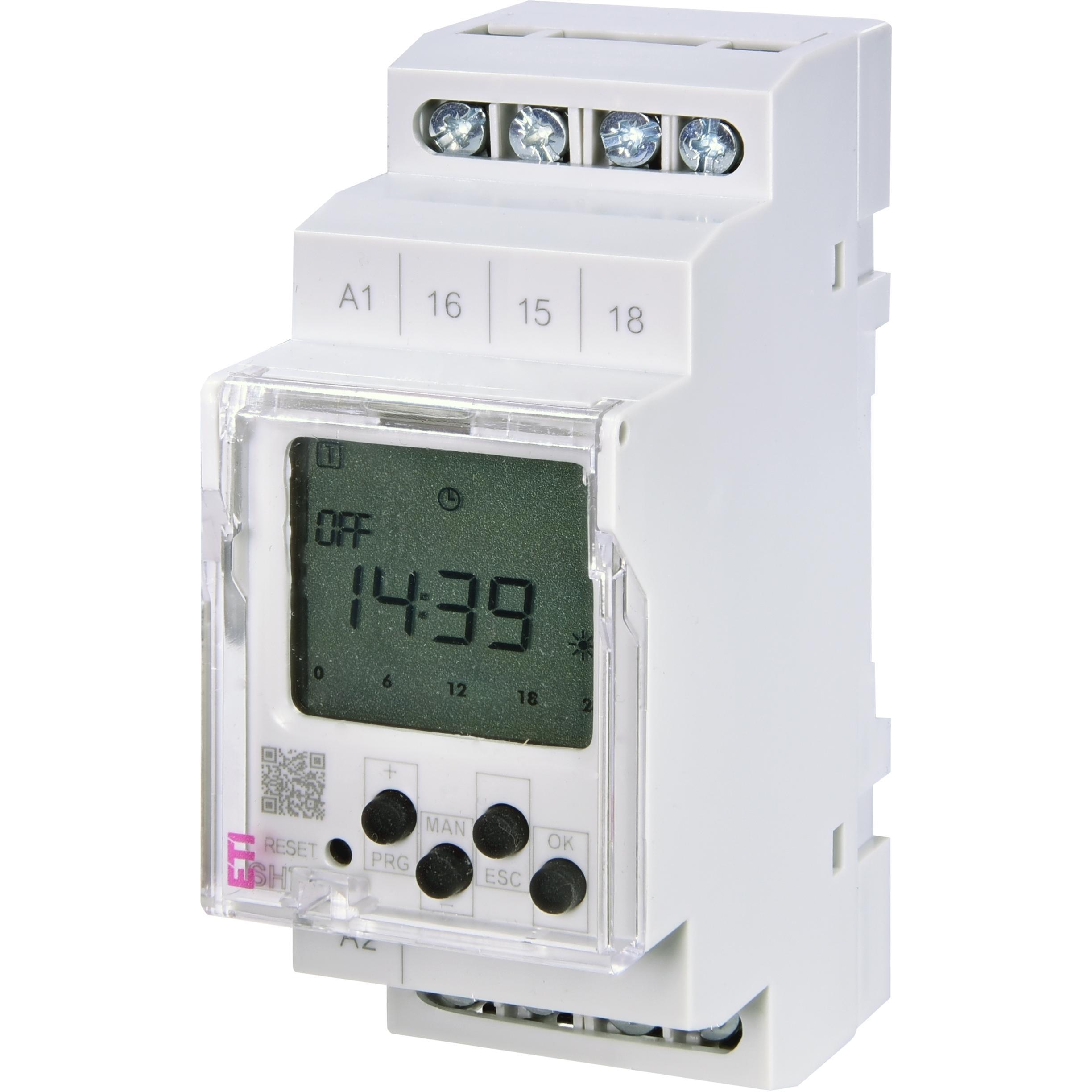 Програмоване цифрове реле ETI SHT-1/2 230V AC (2x16A AC1) (2470053)фото1