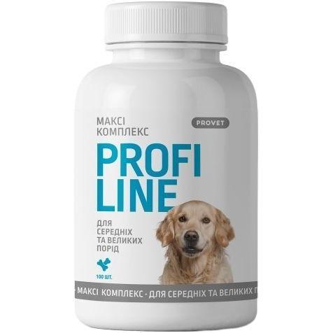 Витамины для собак ProVET Profiline Макси комплекс для средних и крупных пород для опорно-двигательного аппарата 100 таб фото 