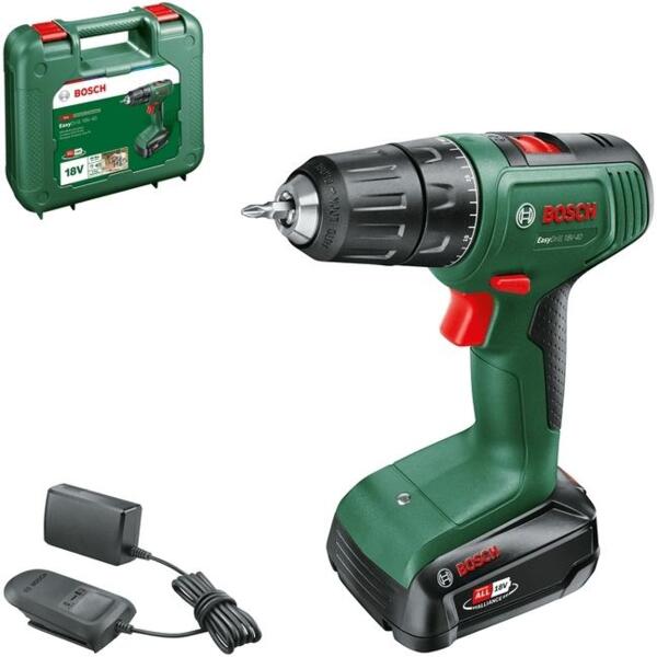 Шуруповерт-дрель аккумуляторная Bosch EasyImpact 18V-40 18В 1х2А час (0.603.9D8.003)