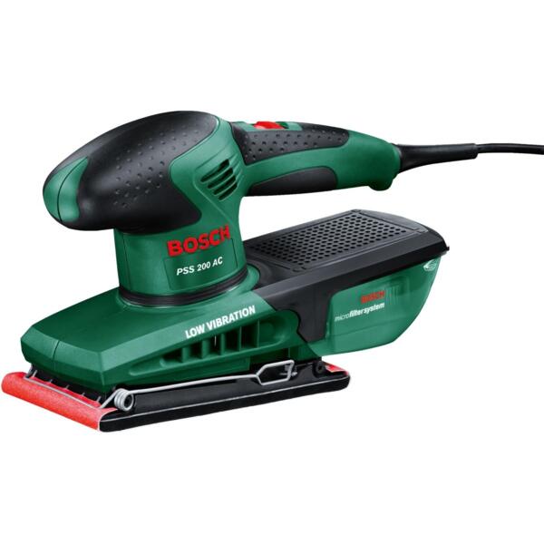 

Шлифмашина вибрационная Bosch PSS 200 AC 200Вт (0.603.340.100)