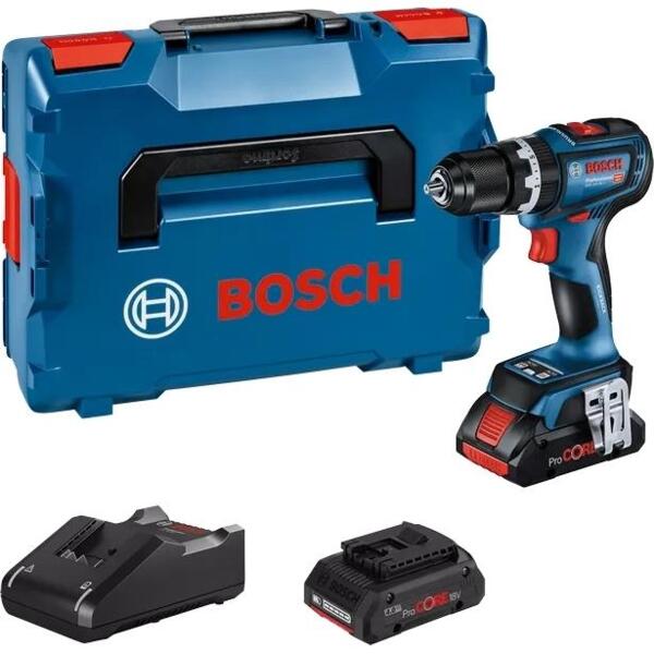 Шуруповерт-дрель ударная аккумуляторная Bosch GSB 18V-90 C 18В 2х4А час (0.601.9K6.104)