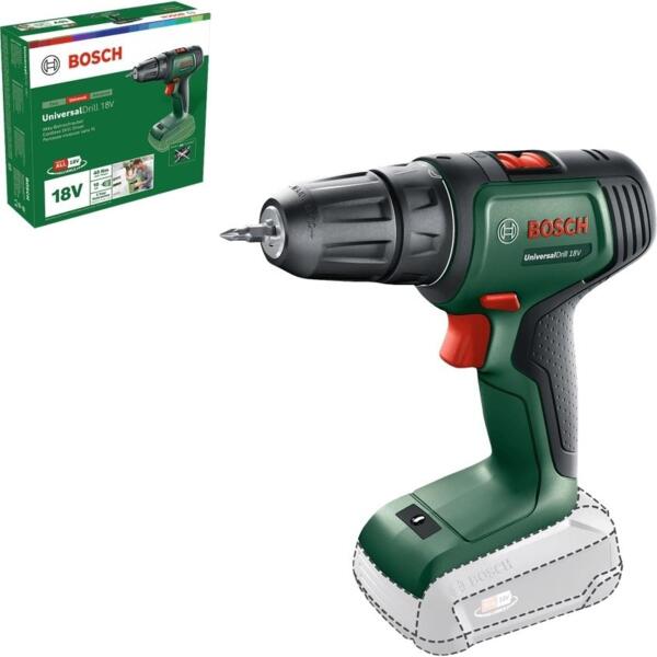 

Шуруповерт-дрель аккумуляторная Bosch UniversalDrill 18V-60 18В без АКБ и ЗУ (0.603.9D7.000)