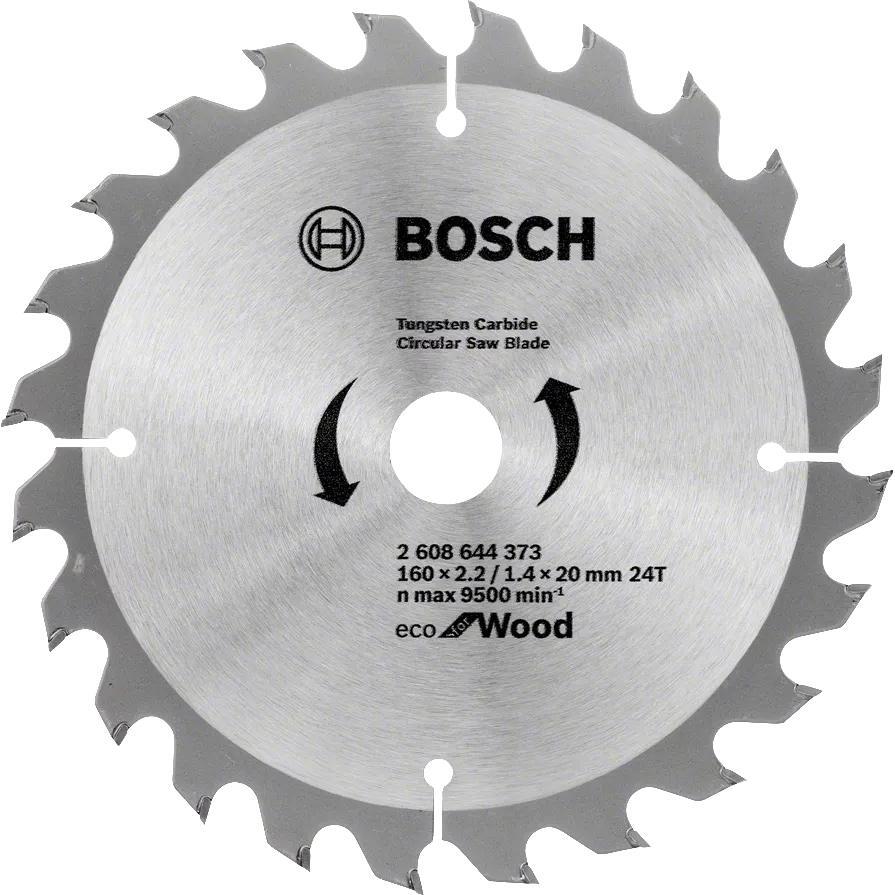 Диск пильный Bosch Eco for Wood 160x20/16-24T (2.608.644.373) фото 1