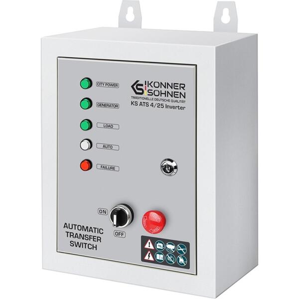

Блок АВР Konner&Sohnen KS ATS 4/25 Inverter, 230-400В (KSATS4/25INVERTER)