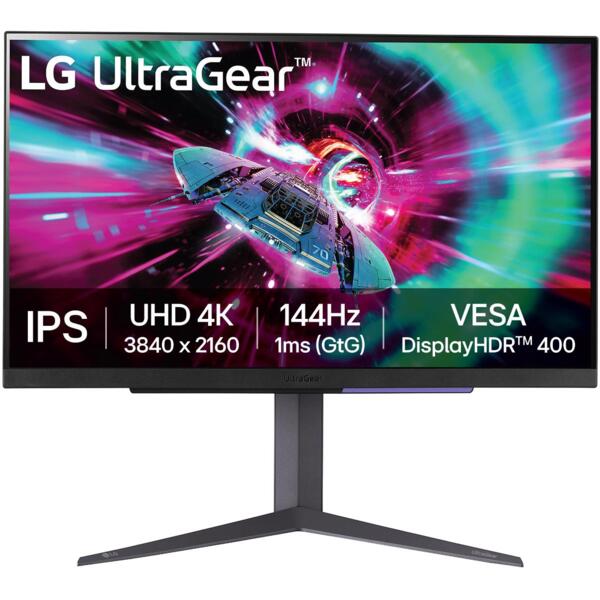 

Монитор 27" LG UltraGear 27GR93U-B (27GR93U-B.ADRZ)