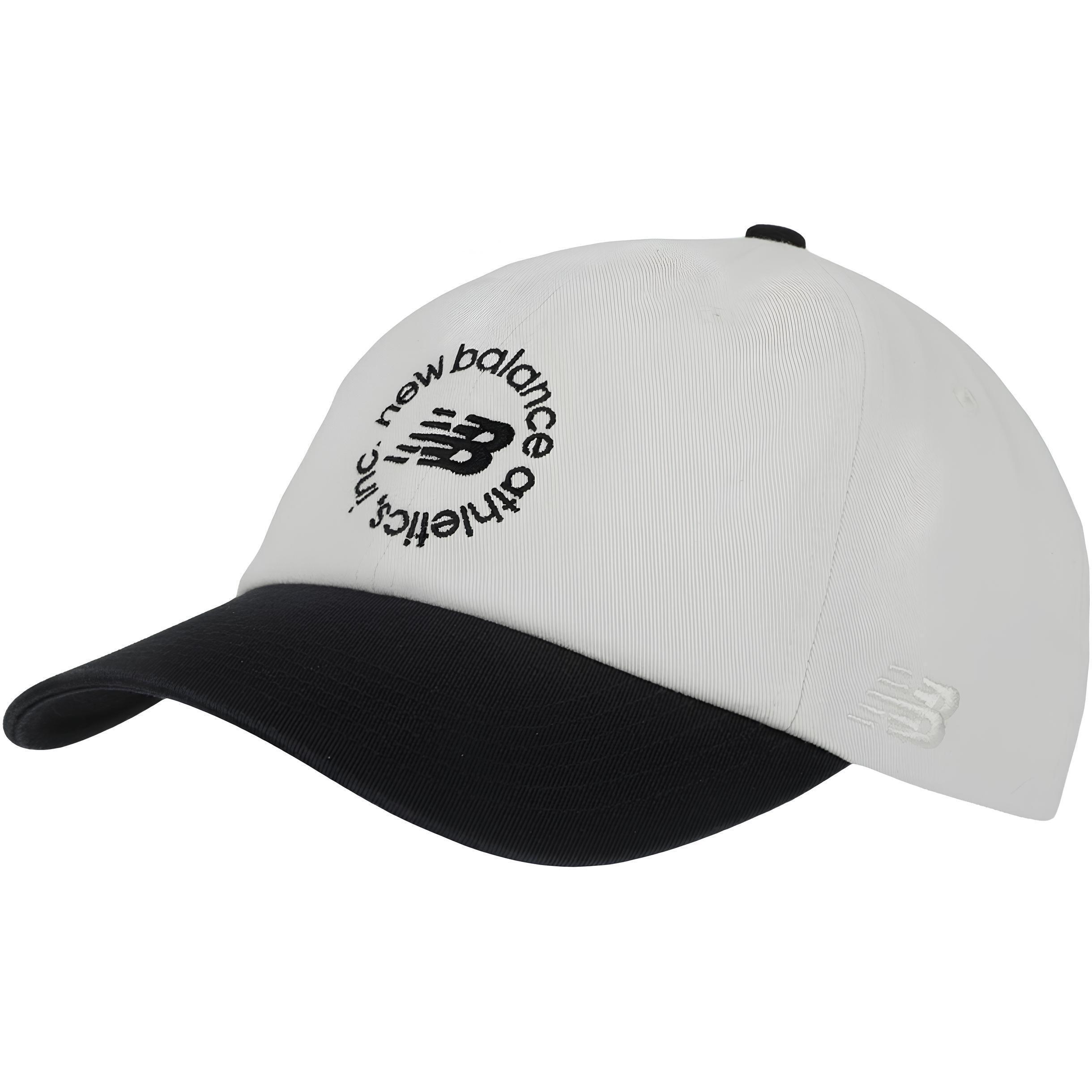Кепка New Balance Circle Graphic LAH51012SST бело-черная фото 1