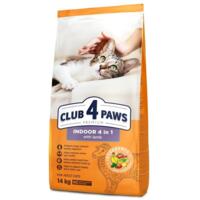 Сухой корм для котов Club 4 Paws Premium 4-в-1 с ягненком для домашних котов 14кг