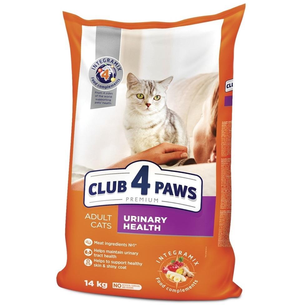 Сухой корм для котов Club 4 Paws Premium мочевыводящий 14кг фото