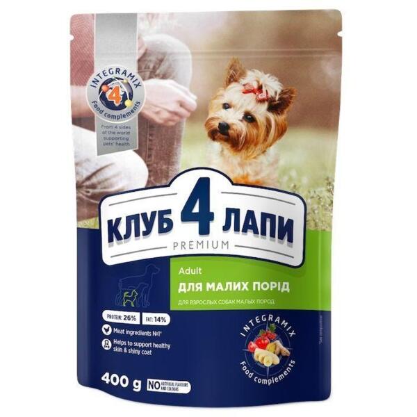 

Сухой корм для собак малых пород Club 4 Paws Premium 400г