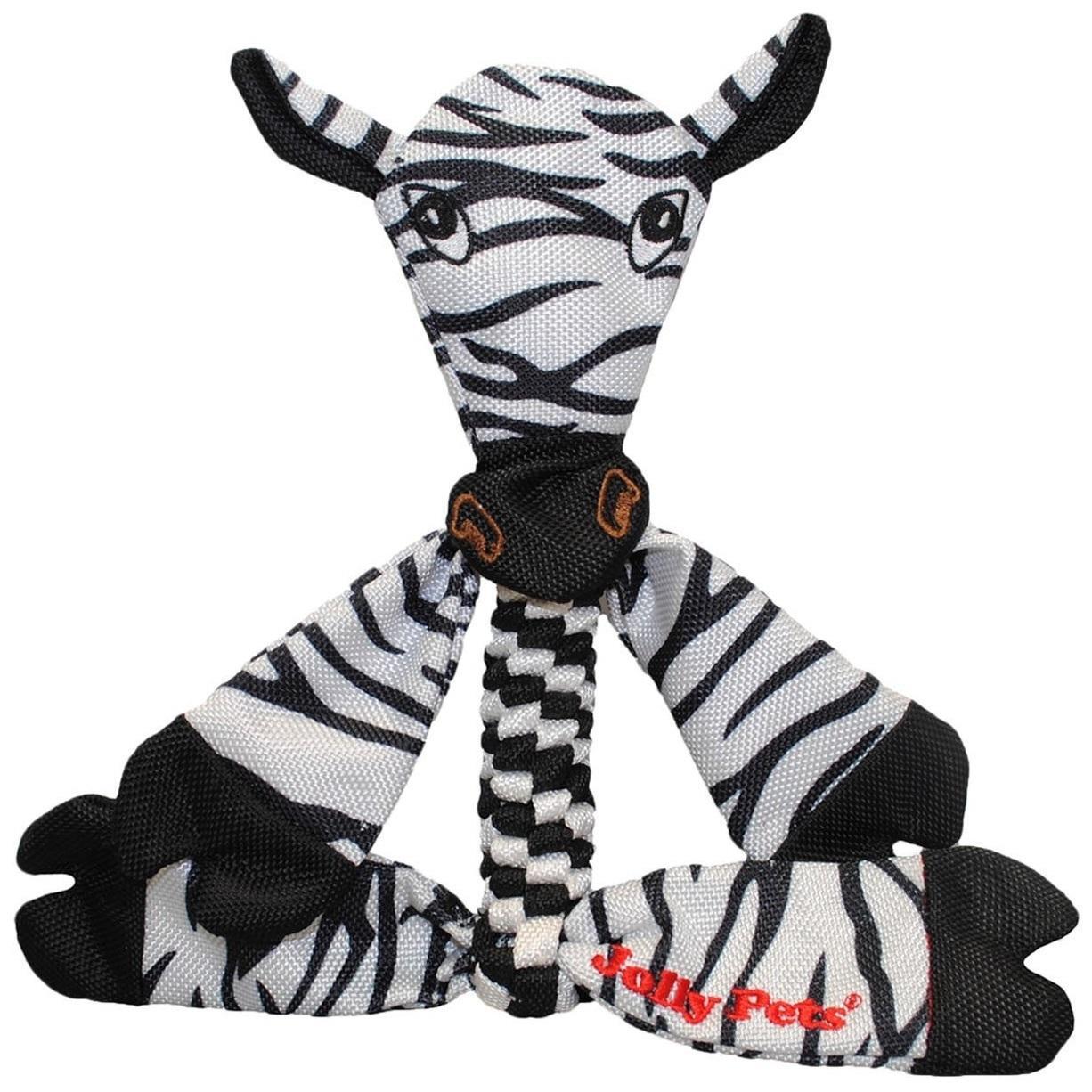 Игрушка для собак Jolly Pets пищалка хрустящая из нейлона маленькая Зебра (FHZ5) фото 