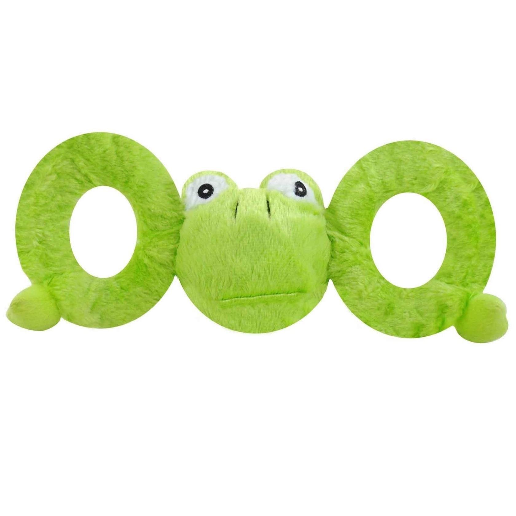 Игрушка для собак Jolly Pets Tug-a-Mal пищалка для перетаскивания маленький лягушонок (JTA22) фото 1