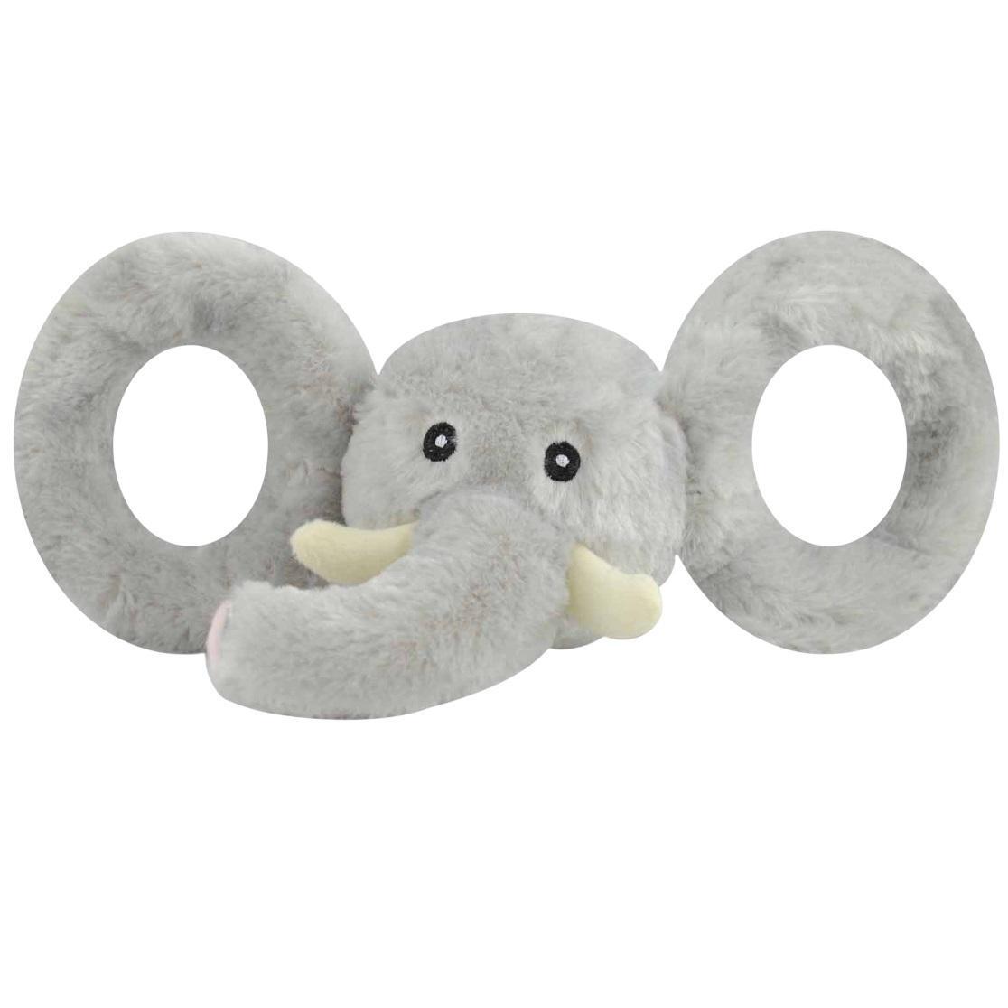 Игрушка для собак Jolly Pets Tug-a-Mal пищалка для перетаскивания средний слон (JTA43) фото 1