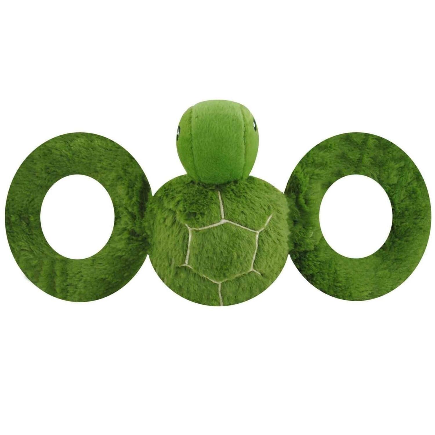 Игрушка для собак Jolly Pets Tug-a-Mal пищалка для перетаскивания средняя черепаха (JTA73) фото 