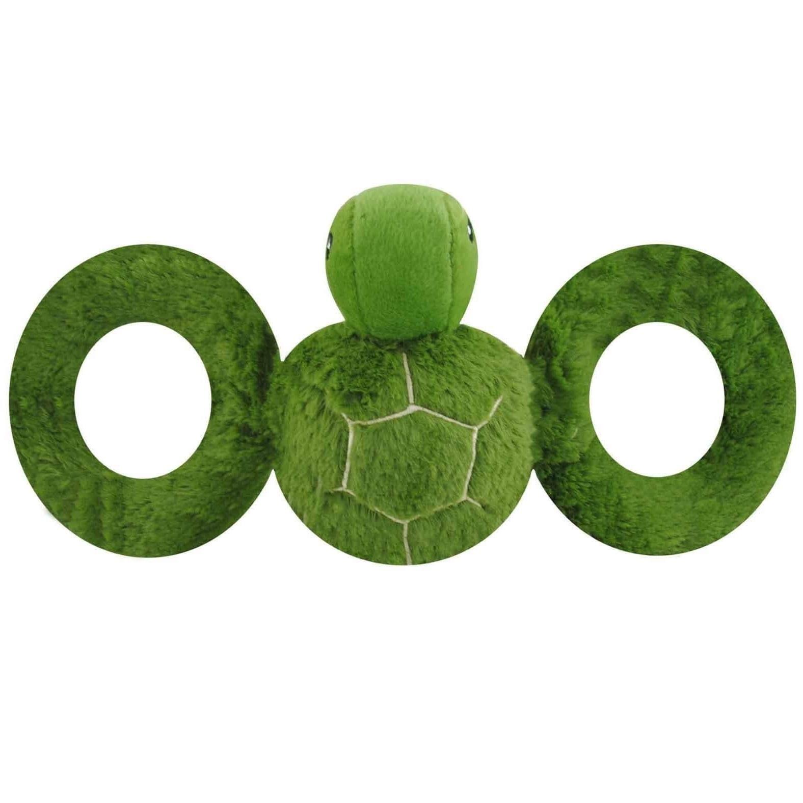 Игрушка для собак Jolly Pets Tug-a-Mal пищалка для перетаскивания средняя черепаха (JTA73) фото 1