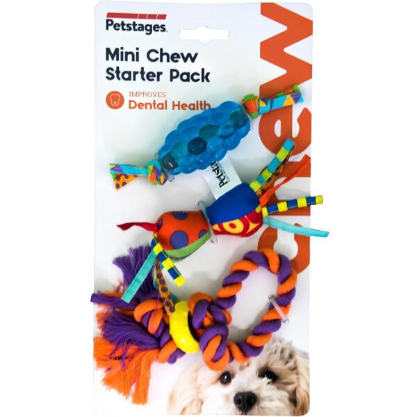 

Набор мини-игрушек для собак Petstages Chew Starter мини