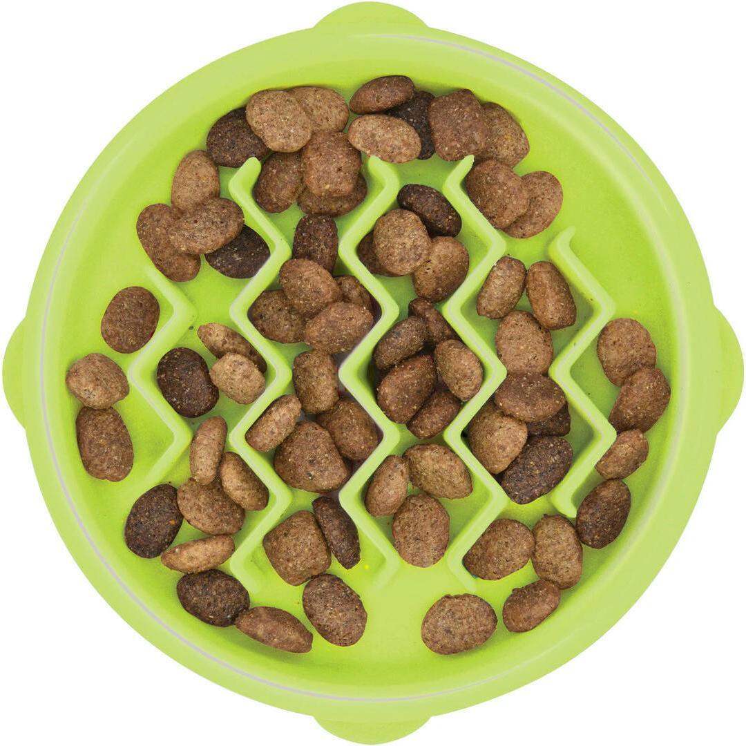 Миска для кошек Petstages Fun Feeder лабиринт волна XS-мала салатовая фото 1