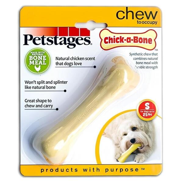 

Игрушка для собак Petstages Chick A Bone кость маленькая