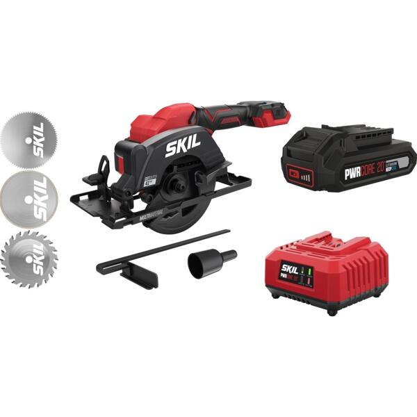

Пила дисковая аккумуляторная SKIL 3540 CA Compact 20В 1х2.5А·час 120мм 1.8кг (SW1E3540CA+BC1E3110AA)