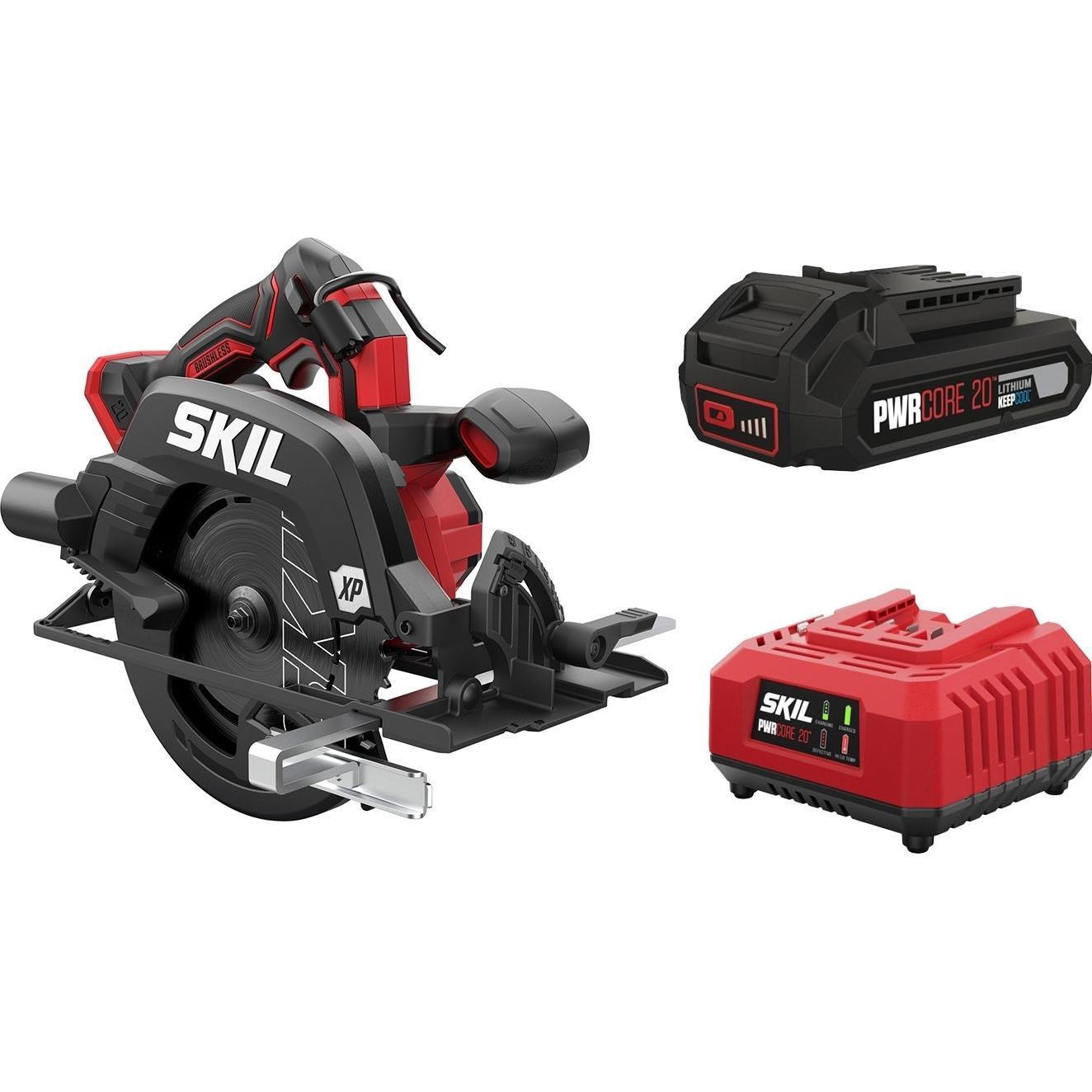 Пила дискова акумуляторна SKIL 3571 CA XP (SW1E3571CA+BC1E3110AA)фото1