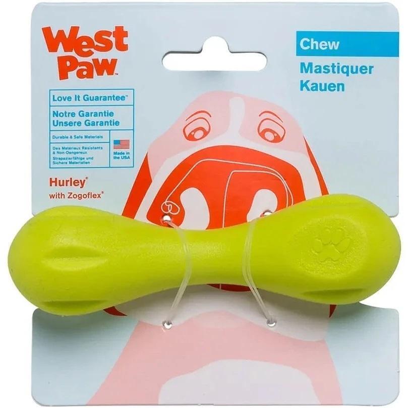 Іграшка для собак West Paw Hurley Small Харлей кістка маленька зелена 15смфото1