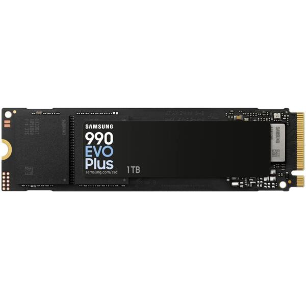 

Накопитель SSD SAMSUNG M.2 1TB PCIe 4.0 990EVO PLUS (MZ-V9S1T0BW)