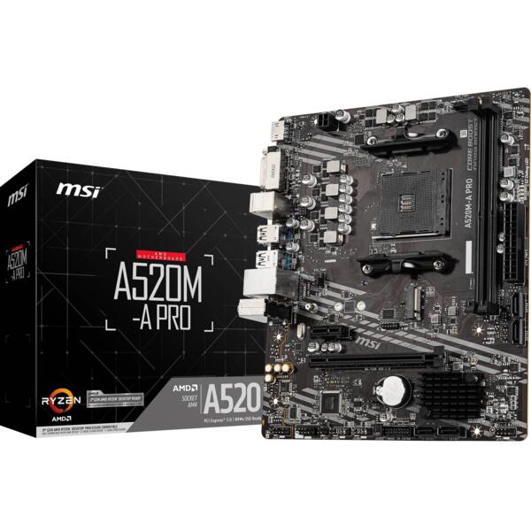 

Материнcкая плата MSI A520M-A PRO (911-7C96-044)