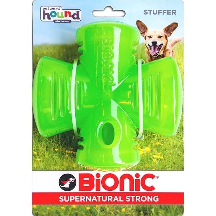 Іграшка для собак Outward Hound Bionic Opaque Stuffer для ласощів зеленафото1
