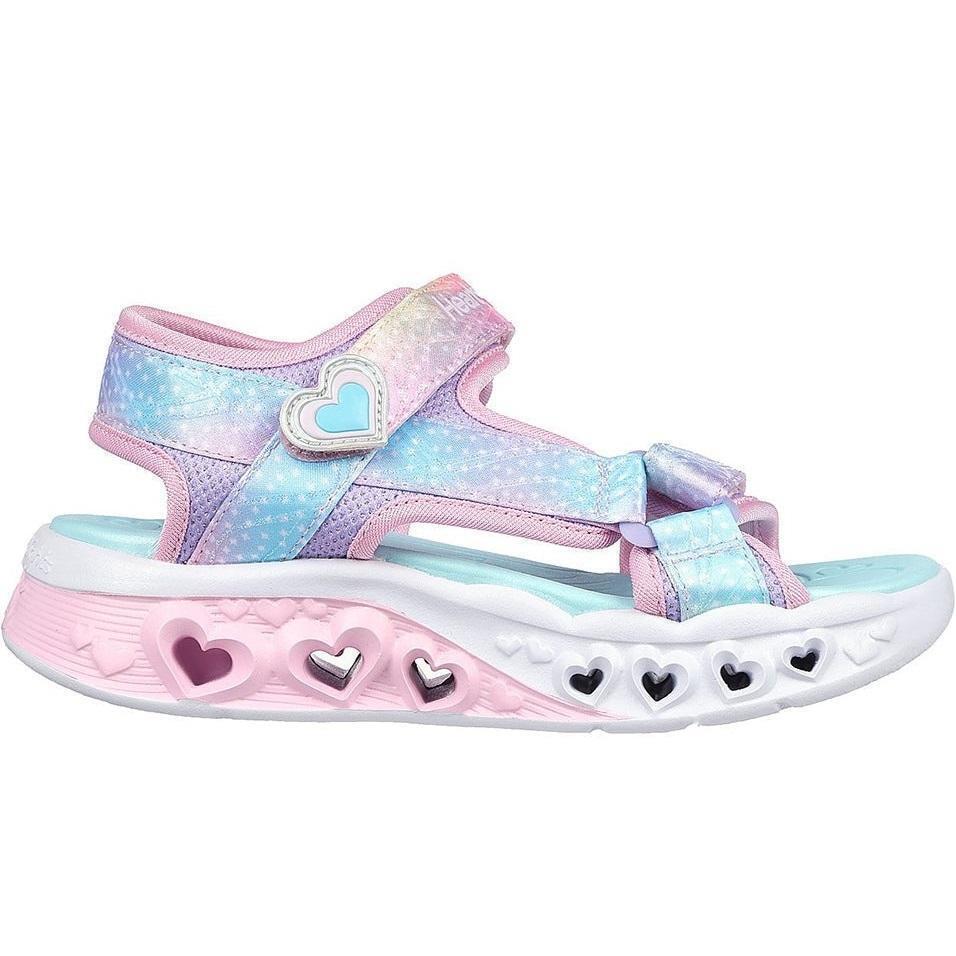Сандали для девочек Skechers S-Lights: Flutter Hearts 303105L LPMT 30 (13 US) розовые фото 1