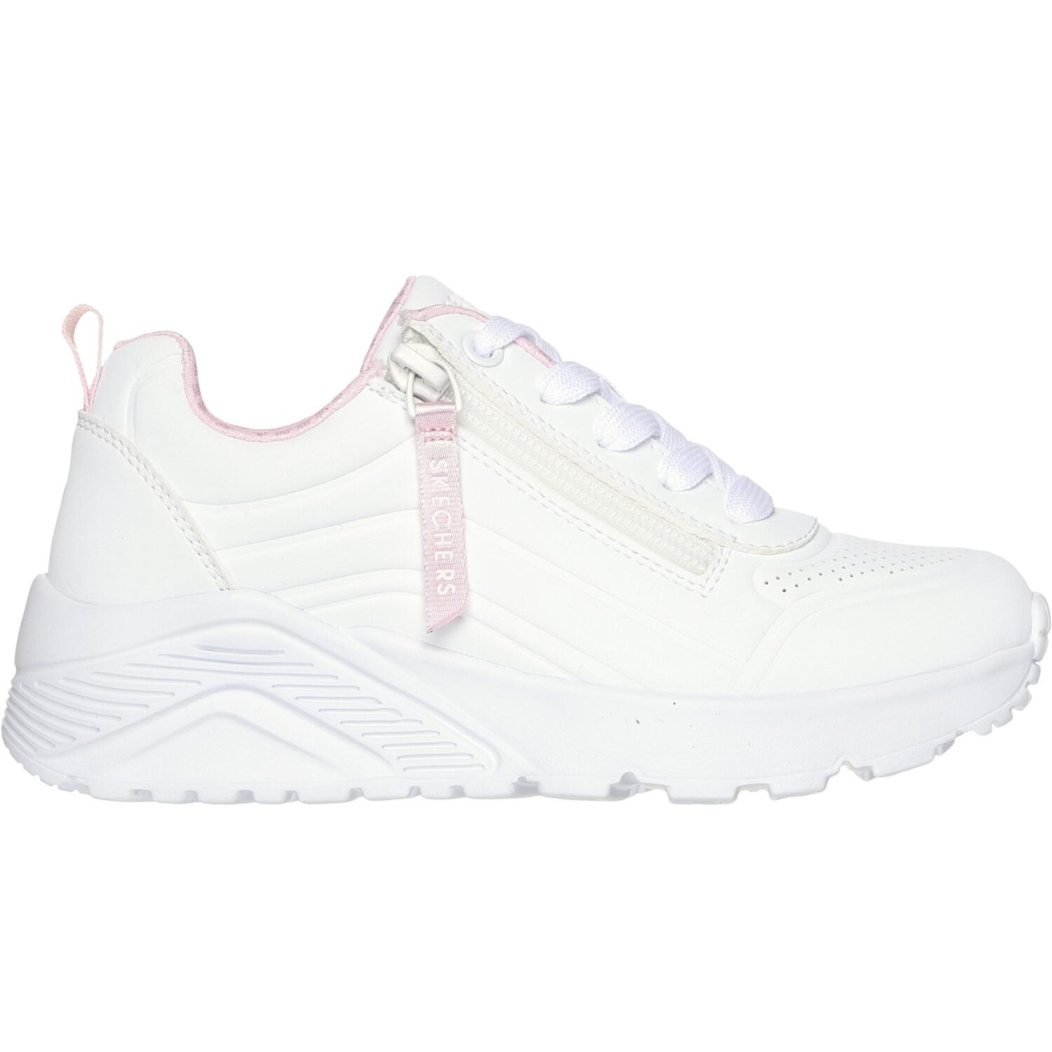 Кроссовки для девочек Skechers Uno Lite - Easy Zip 310387L WHT 31 (13.5 US) белые фото