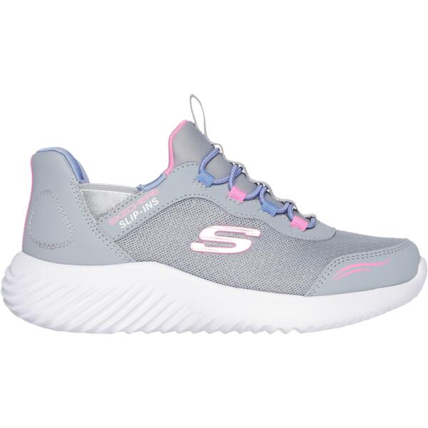 

Кроссовки для девочек Skechers Slip-Ins: Bounder-Simple Cute 303585L GRY 28.5 (12 US) серые