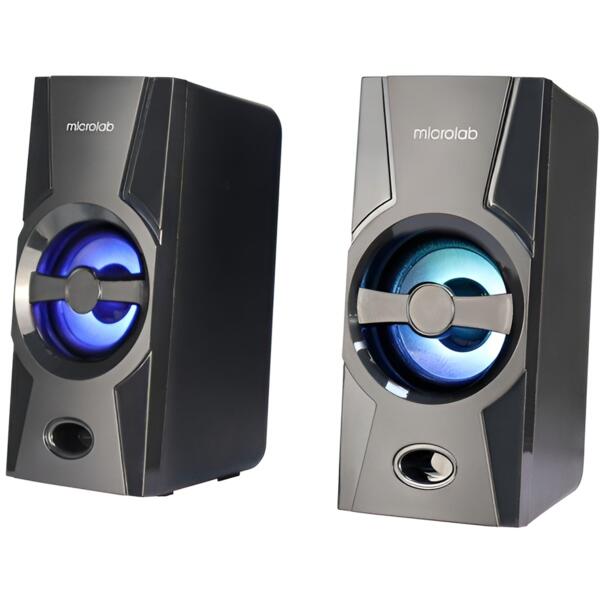 

Акустическая система MICROLAB B-15 2.0, USB, mini-jack, Black (B-15)