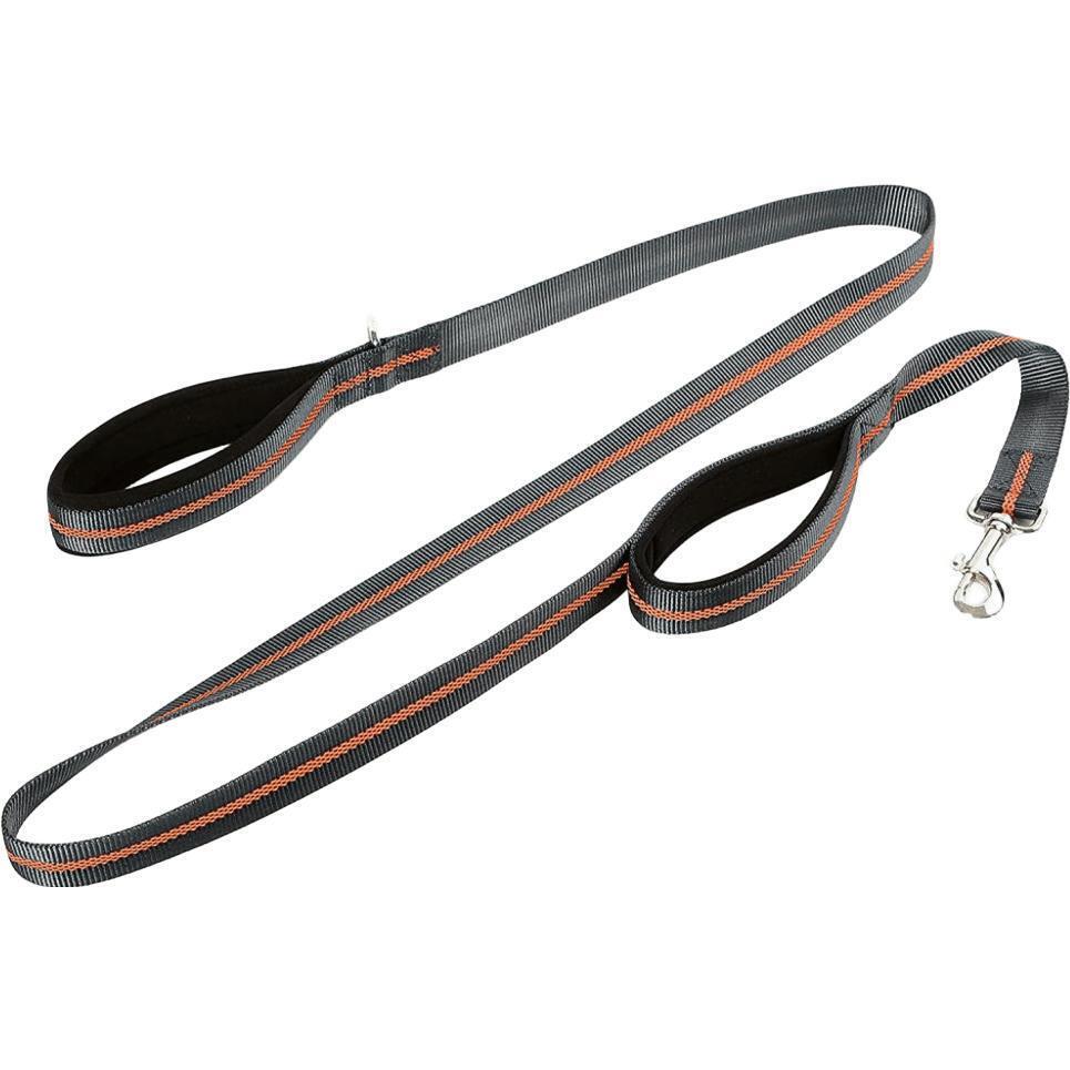 Поводок-перестижка Dexas Off Leash серый/оранжевый фото 1