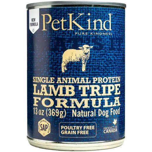 

Консерва для собак PetKind Lamb Tripe Single Animal Protein Formula монопротеин с ягненком/ягненным рубцом 369г