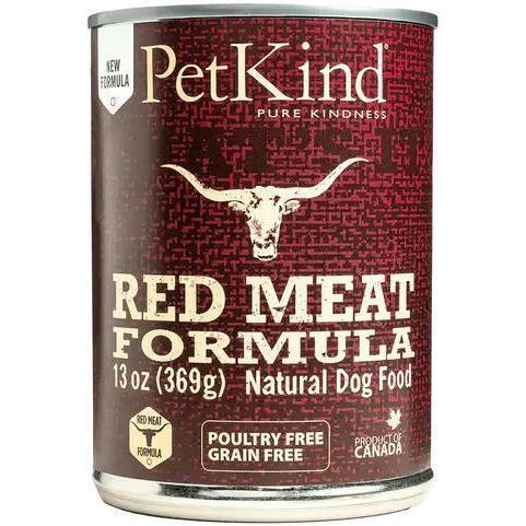 Консерва для собак PetKind Red Meat Formula с говядиной/рубцом/ягненком 369г фото 