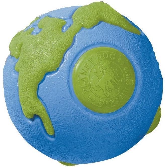 Игрушка для собак Planet Dog Orbee Ball мяч сине-зелёный 7см фото