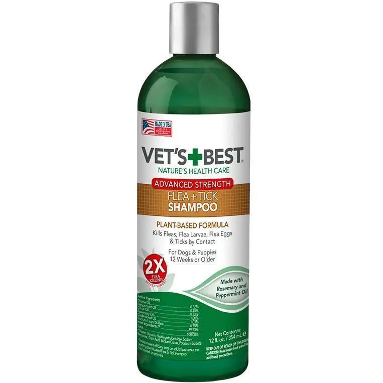 Шампунь для собак Vet`s Best Flea&Tick Shampoo от насекомых 355мл фото 1