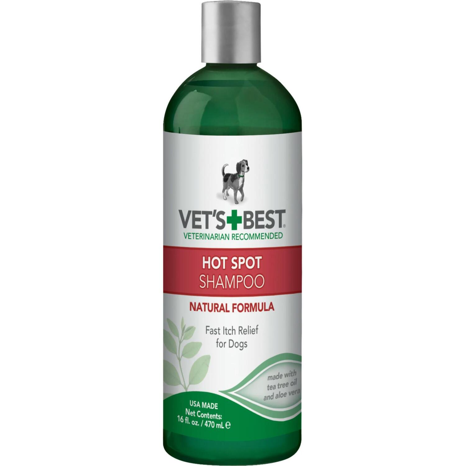 Шампунь для собак Vet`s Best Hot Spot Shampoo от раздражений, воспалений и зуда 470мл фото