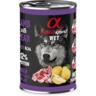 Вологий корм для дорослих собак Alpha Spirit Lamb with pear з ягнятиною та грушами 400г