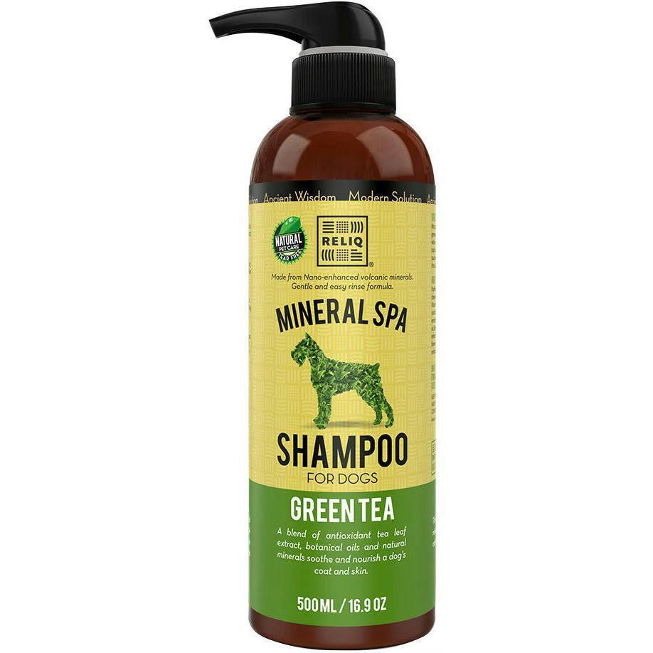 Шампунь для собак Reliq Mineral Spa Green Tea Shampoo 500мл фото 1