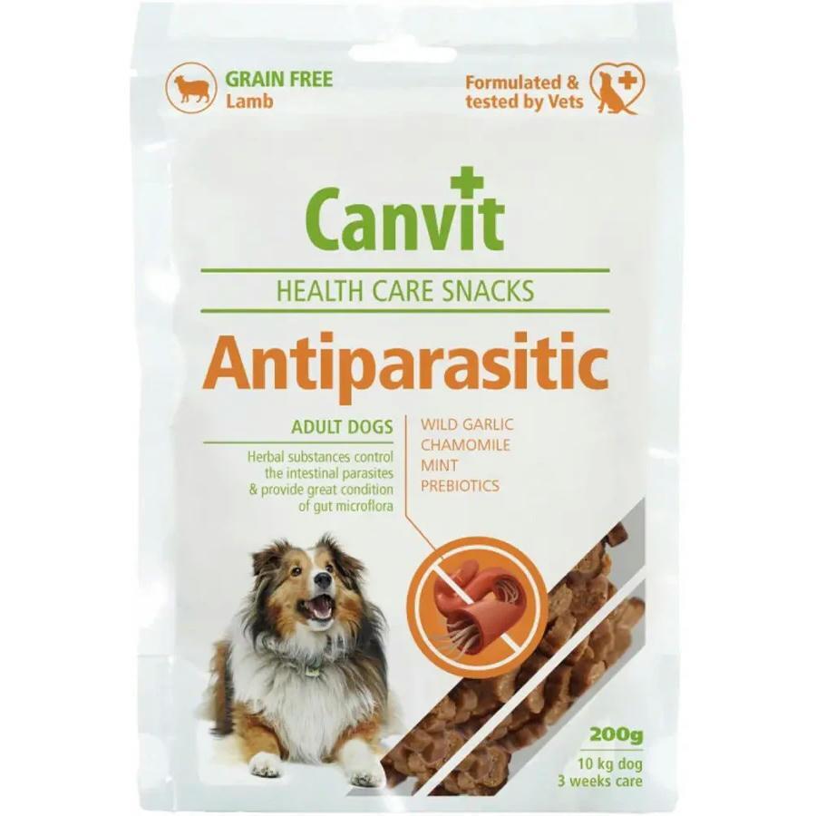 Ласощі для собак Canvit Antiparasitic для профілактики проблем із кишечником 200гфото1